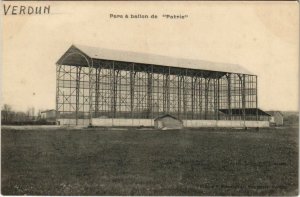 PC VERDUN PARC DES BALLONS DE PATRIE ZEPPELIN BALLOON AVIATION (a19145)