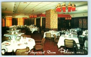 MONCTON, New Brunswick Canada ~ PALACE GRILL Imperial Room c1960s Postcard