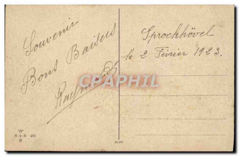 Fancy Old Postcard Strong Woman