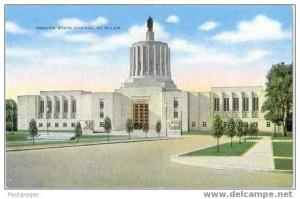 Oregon State Capitol in Salem, Oregon, OR, Linen