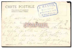 Old Postcard Chenillelles D & # 39infanterie front of the Grand Palais Paris ...