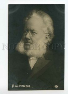 491520 Henrik IBSEN Norwegian playwright WRITER Vintage PHOTO postcard RUSSIA