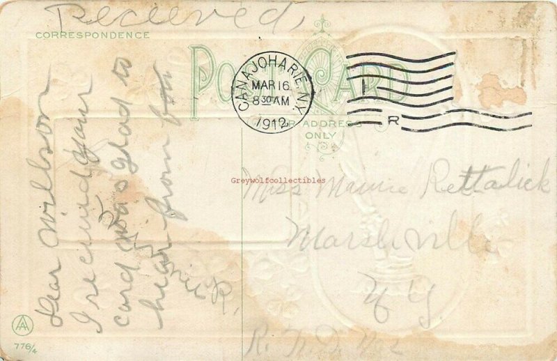 Saint Patrick's Day, Let Erin Remember, Embossed