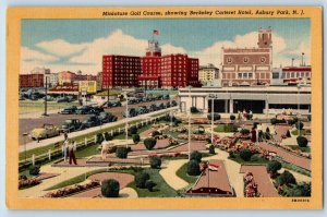 Asbury Park New Jersey NJ Postcard Miniature Golf Course Berkeley Carteret c1940