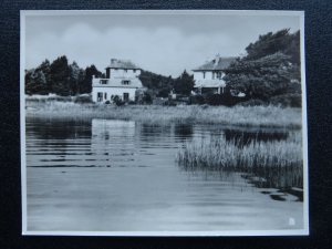 Dorset MUDEFORD The Harbour (3) c1950's RP Photocard 65 x 82mm