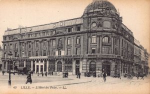 France Lille L'Hotel des Postes Post Office vintage postcard