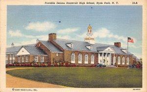 Franklin Delano Roosevelt High School Hyde Park, New York USA Writing on Back 