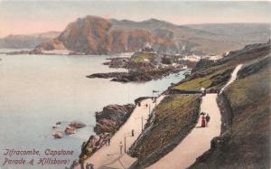 ILFRACOMBE DEVON UK CAPSTONE PARADE & HILLSBORO~FRITH SERIES 1204B POSTCARD