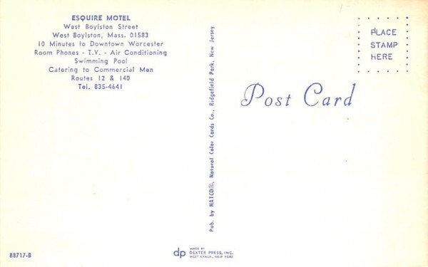 Esquire Motel in West Boylston, Massachusetts