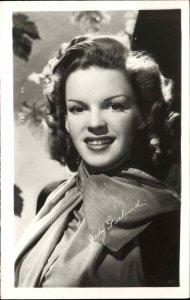 Hollywood Movie Star Screen Legend Actress Judy Garland Real Photo Postcard