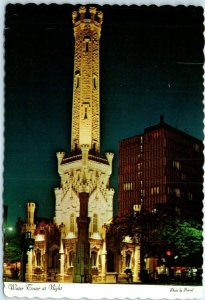 M-11902 Water Tower at Night Chicago Illinois