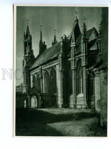 496403 1957 year Lithuania Vilnius Church of St. Anne postcard