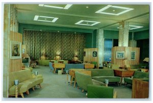 c1960's Main Lounge University Of Wisconsin Interior Madison Wisconsin Postcard