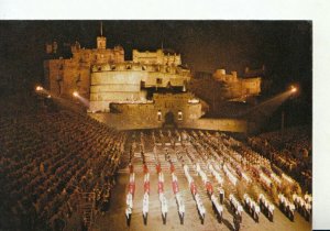 Scotland Postcard - Edinburgh - Military Tattoo On The Castle Esplanade - 19036A