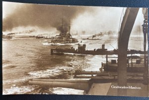 Mint Germany Real Picture Postcard RPPC Squadron Maneuvers