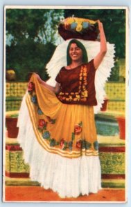Native Woman from OAXACA Mexico Postcard