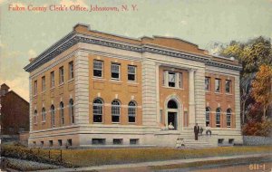 Fulton County Clerk's Office Johnstown New York 1910c postcard