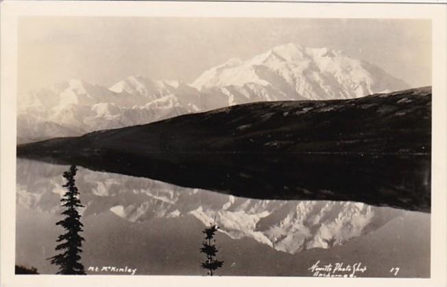 Alaska Fairbanks Mt McKinley Real Photo