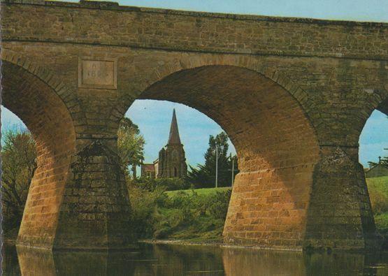 Richmond Bridge Tasmania Australia Postcard