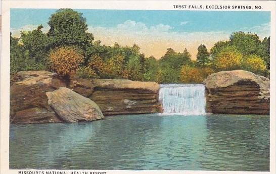 Missouri's National Health Resort Tryst Falls Excelsior Springs Missouri 1926