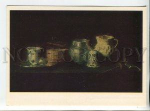 456035 1984 Kiev Museum Painting Juan de Zurbaran still life w/ chocolate mill