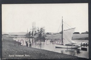 Wales Postcard - Foryd Harbour, Rhyl      RS18100