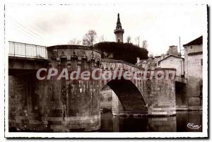 Postcard Old Virgin Montmorillon Du Chateau And Old Bridge