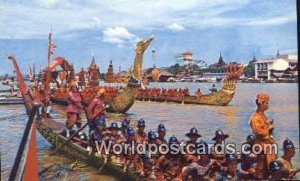 Royal Barges Dhonburi Thailand Unused 