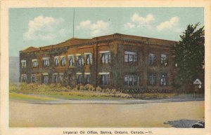 Imperial Oil Office Sarnia Ontario Canada 1936 postcard