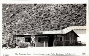 RPPC Palm Canyon Trading Post, Palm Springs CA Vintage Postcard J38