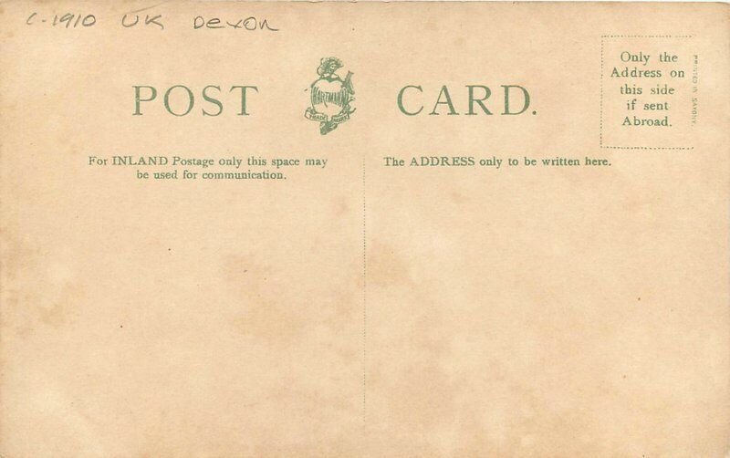 UK Devon Old Post Office Lee Postcard roadside 22+-7498