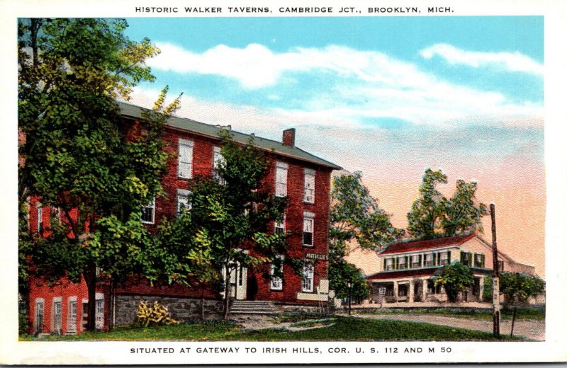 Michigan Brooklyn Cambridge Junstion Historic Walker Tavern