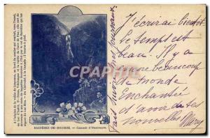 Old Postcard Cures Bagneres de Bigorre Cascade d & # 39Ouscouanou