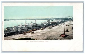 c1905 River View Boats Scene Memphis Tennessee TN Antique Unposted Postcard