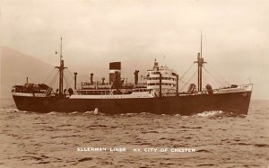 MV City of Chester Ellerman & Bucknall SS Co Ship Unused 