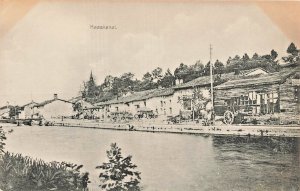 FRANCE~DUN SUR MEUSE - Maaskanal - Canal de la Meuse-MILITARY~PHOTO POSTCARD