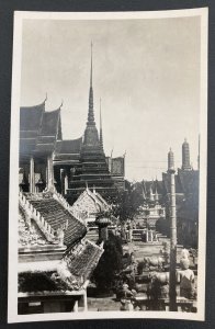 Mint Thailand Real Picture Postcard Temple View