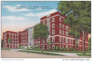 Michigan Ann Arbor Couzens Hall Nurese Dormitory University Of Michigan 1948