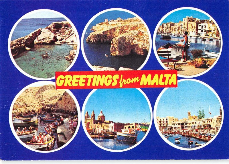 B109895 Malta South Eastern Region multiviews Harbour Boats Bateaux Port