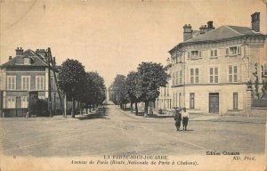 LA FERTE SOUS JOUARRE FRANCE~AVENUE de PARIS-ROUTE NATIONALE~1918 PHOTO POSTCARD