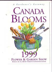 Canada Blooms, 1999, Toronto, Ontario, Adversiting