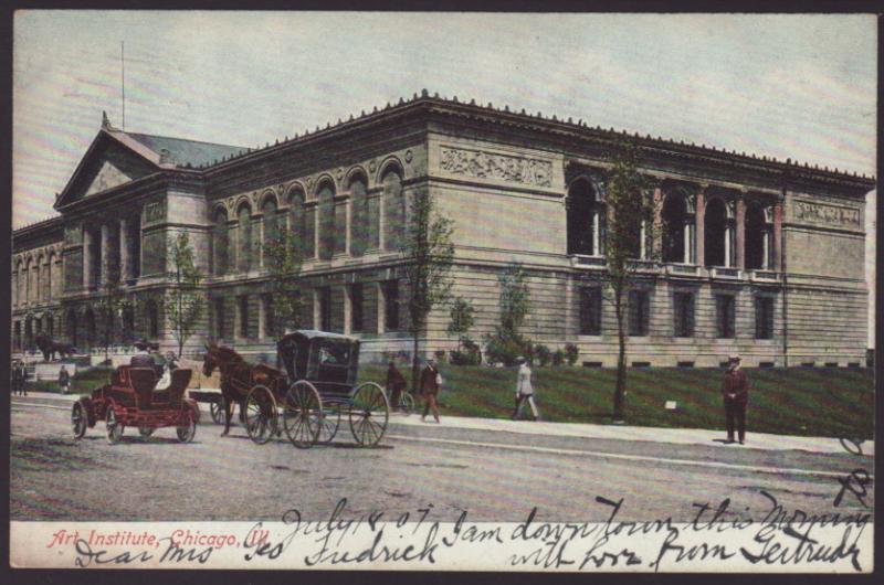 Art Institute,Chicago,IL Postcard