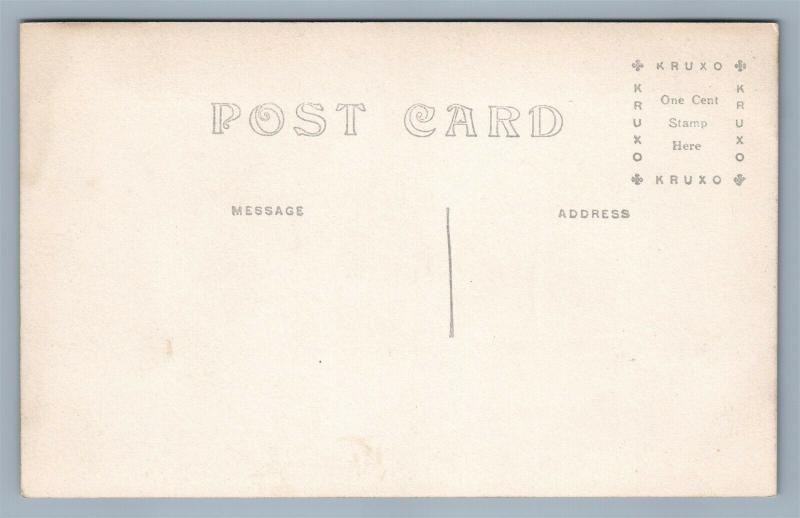 MITCHELL SD CORN PALACE ANTIQUE REAL PHOTO POSTCARD RPPC LEELAND ART CO.