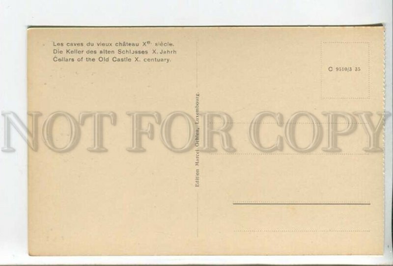 438092 Luxembourg Vintage postcard