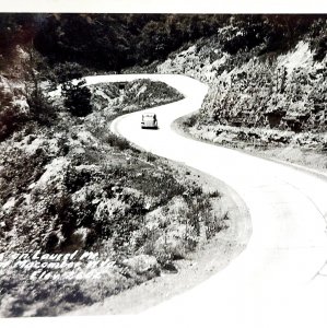 RPPC West Virginia 1920s Laurel Mountain Antique Car Route 50 Highway PCBG6E