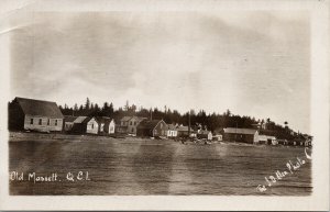 Old Massett BC Haida Gwaii Queen Charlotte Islands JD Allen RPPC Postcard E67