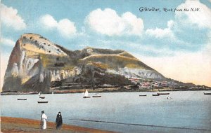Rock from the NW Gibraltar Postcard.