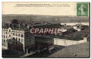 Postcard Old Prison Institutions penitentaires Fresnes guardians of Housing a...