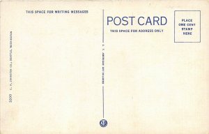 Seattle Washington 1930-40s Postcard The Olympic Hotel