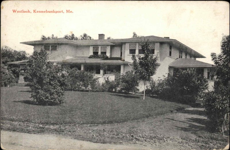 Kennebunkport ME The Westlook c1910 Postcard